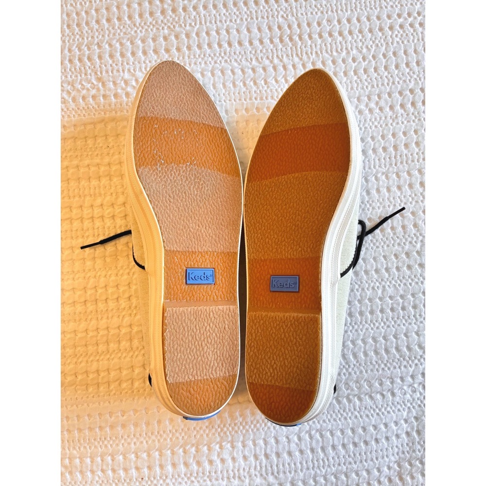 Keds Sneakers Champion Point Low Wave Canvas Lace-Up Tan  Pointed Casual Flat 9M - Picture 5 of 12